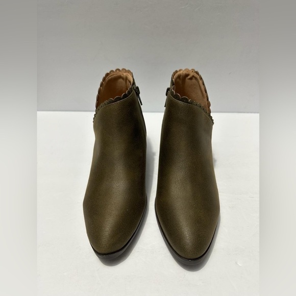 Journee Collection Tessa Bootie, Olive, Size 6.5 - Picture 8 of 8